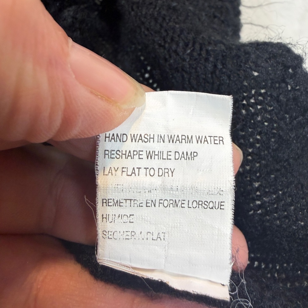 Suzy Shier Cardigan Womens Size Medium Black Open Cottagecore Casual Y2K - Picture 5 of 9